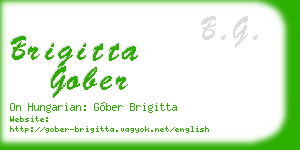 brigitta gober business card